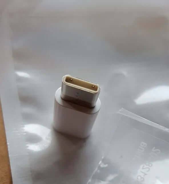 LG Male Type-C to Female Micro USB Adapter - White - mosaccessories